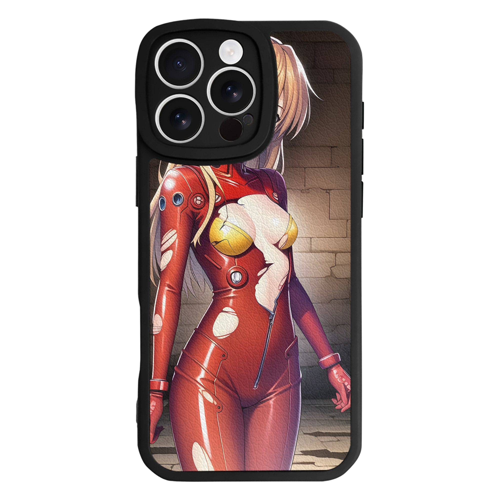 （画像用） EVA 新世紀エヴァンゲリオン 【iPhone 16シリーズ対応】シリコンスマホケース（レザー調） 材質：シリコン